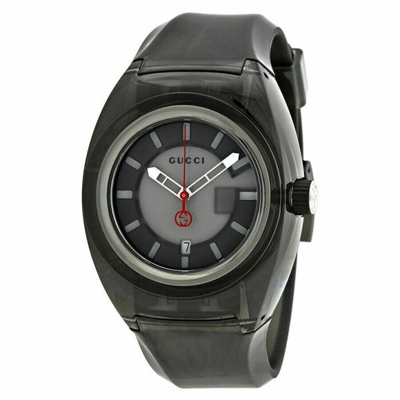 NWT! GUCCI BLACK SYNC WATCH! ADJUSTABLE! - Picture 1 of 4